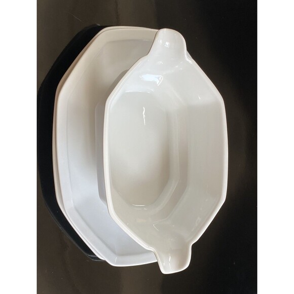 Gravy Boat W/2 UnderPlate Maison Blanche Fine China by CHRISTOPHER STUART Y0008 - Picture 11 of 12